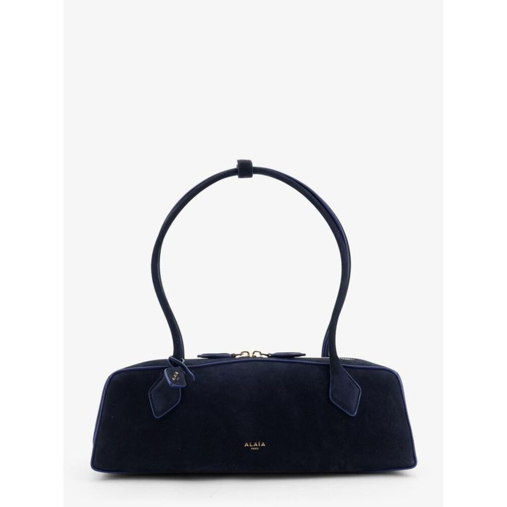 Alaia Women Teckel Medium Suede Shoulder Bag